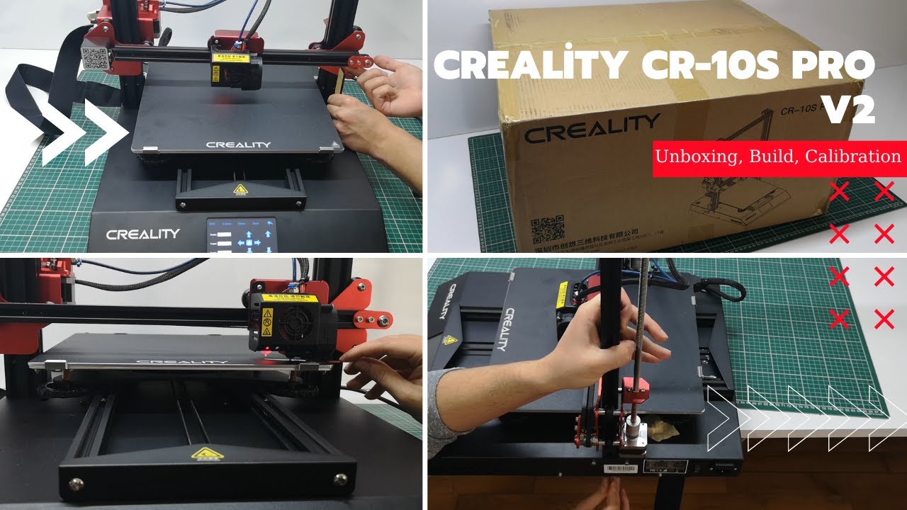 Creality CR-10s Pro V2 | Распаковка, сборка, калибровка и первая печать!