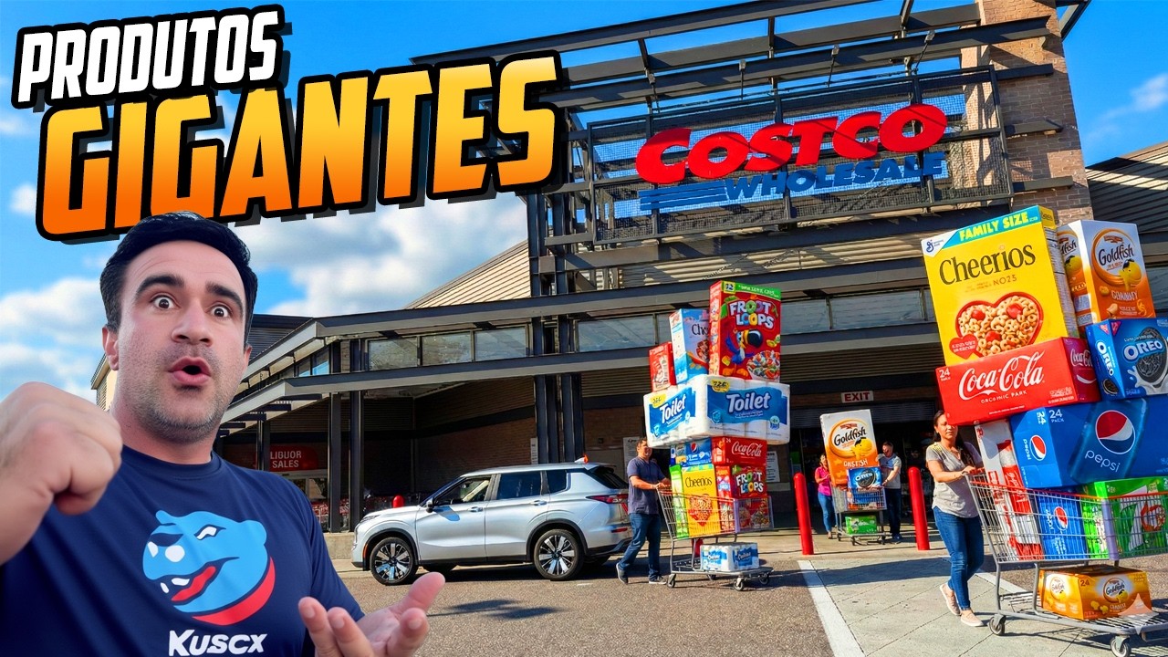 produtos GIGANTES da Costco 🤯 Fazem você gastar menos