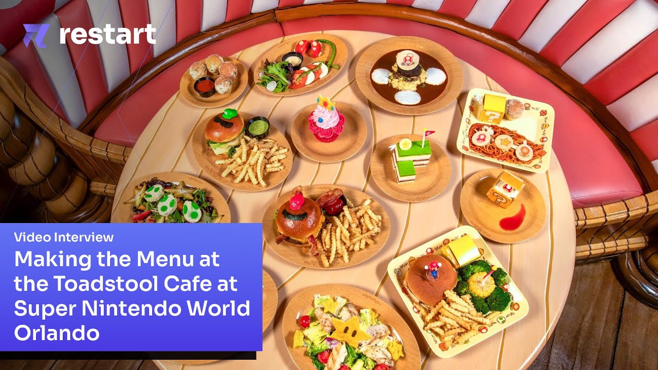 Video Interview: Making the Menu at Toadstool Cafe in Super Nintendo World / Universal Epic Universe