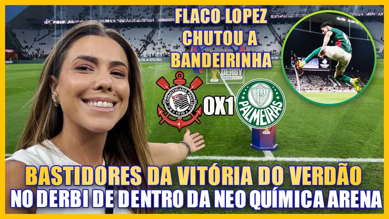 BASTIDORES DA VITÓRIA DO VERDÃO DE DENTRO DA NEO QUÍMICA ARENA ! Corinthians 0x1 Palmeiras