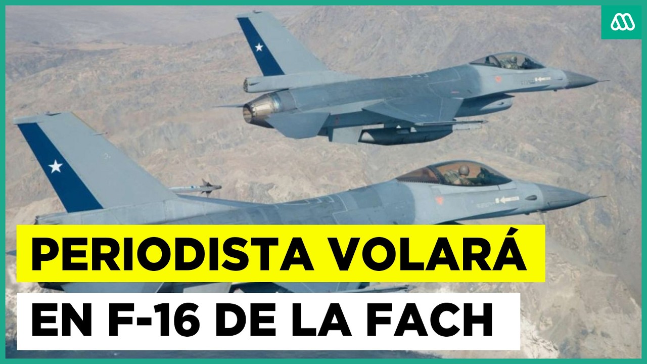 &iexcl;Tremendo desaf&iacute;o! Periodista de Meganoticias volar&aacute; en un F-16 de la Fuerza A&eacute;rea