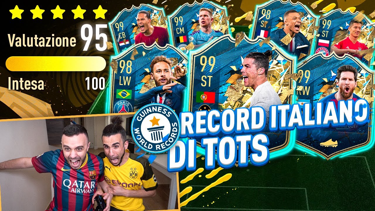 😱🇮🇹 DISTRUTTO! RECORD ITALIANO di TOTS INCREDIBILE! FIFA 20 TOTS ULTIMATE FUT DRAFT CHALLENGE!