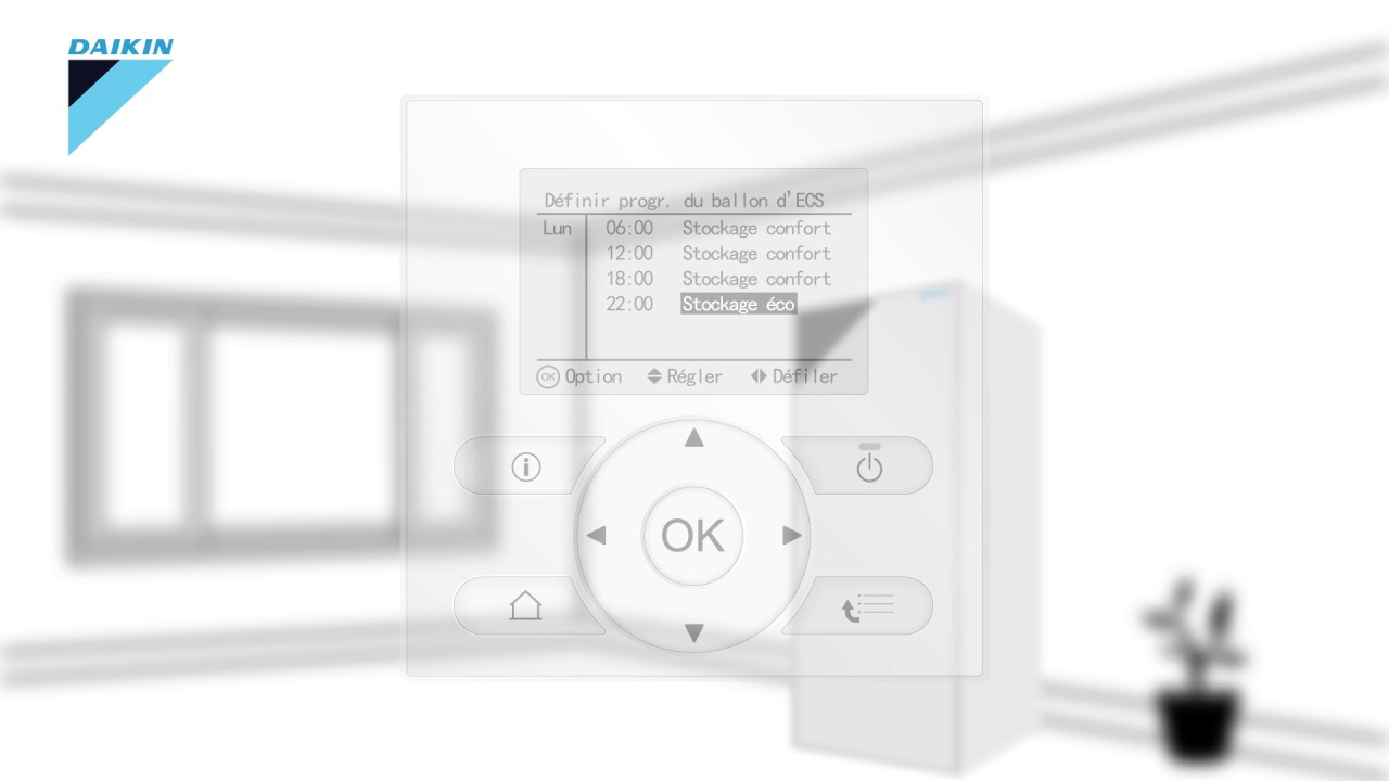 Daikin Altherma 2 génération Programmation Eau chaude Sanitaire