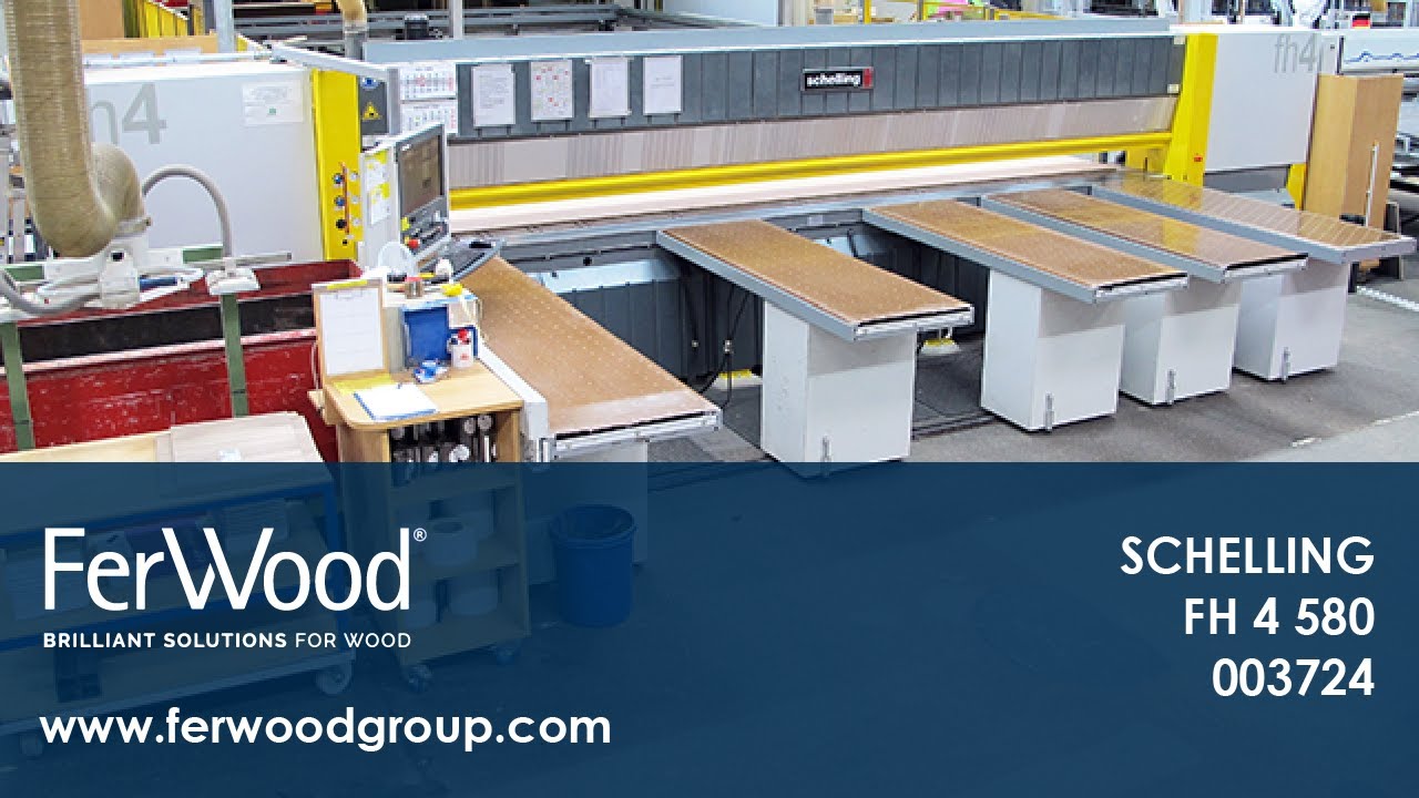 Sezionatrice carico automatico in azione - SCHELLING FH 4 580 - Ferwoodgroup - 003724