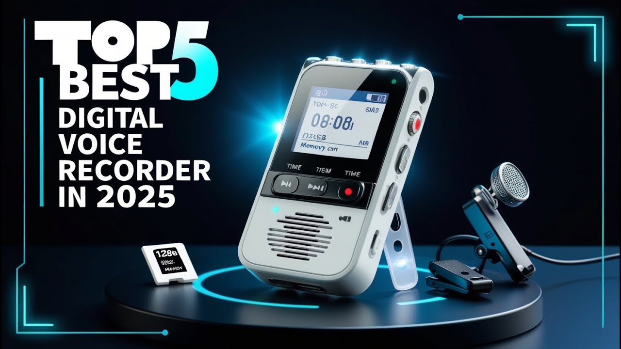 Top 5 Best Digital Voice Recorders in 2025 | High-Quality Audio Picks!