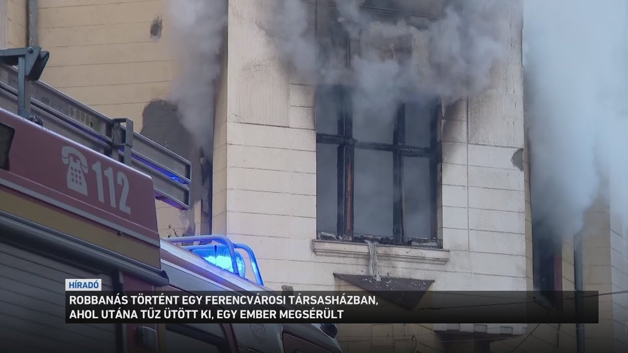 Robbanás történt egy ferencvárosi társasházban