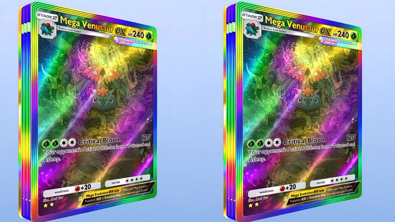 MEGA VENUSAUR EX POKEMON TCG POCKET GODPACK