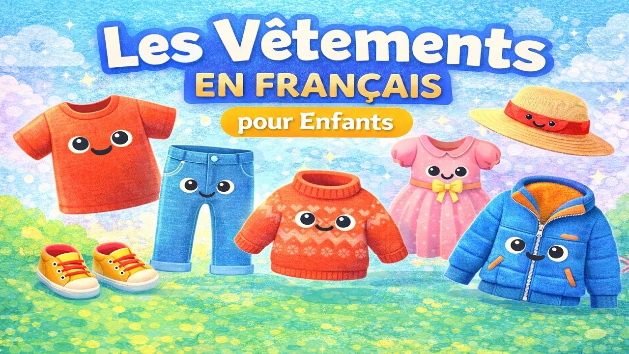 Les Vêtements en Français pour Enfants 👕 | Apprendre le Vocabulaire Facilement