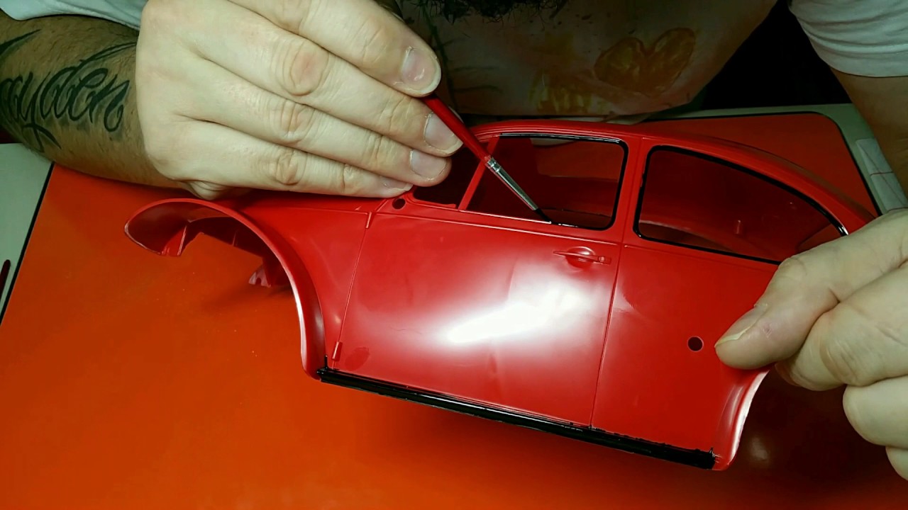 Tamiya Monster Beetle Built Body Part 1 - Time Laps