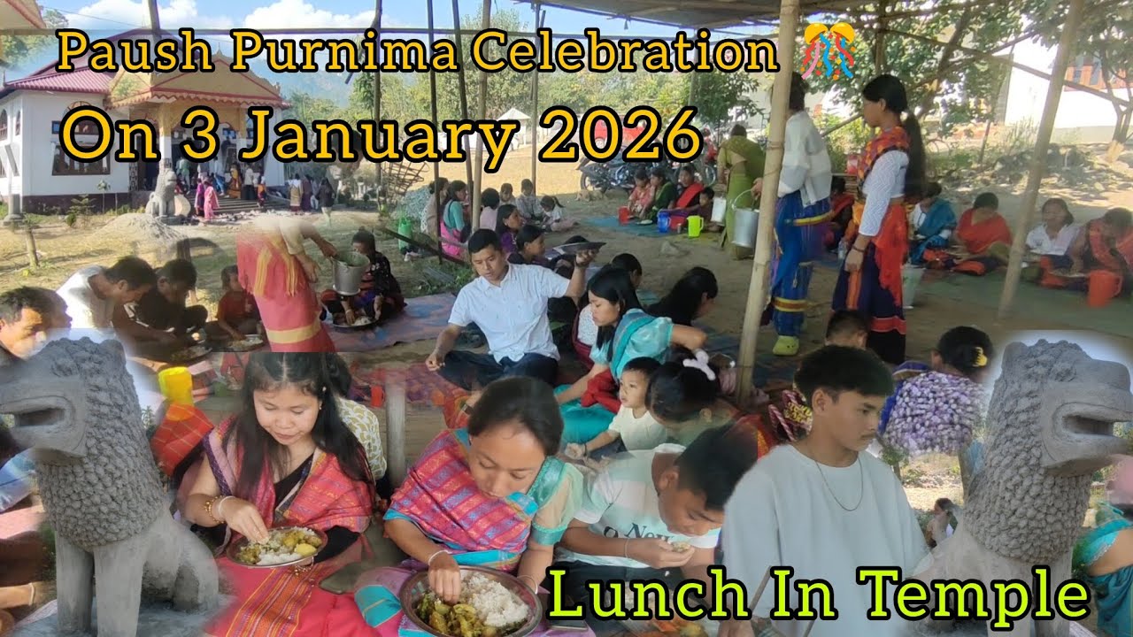 Paush Purnima Celebration On 3 January 2026☺️||offer prayers and receive peace and positive energy;🙏