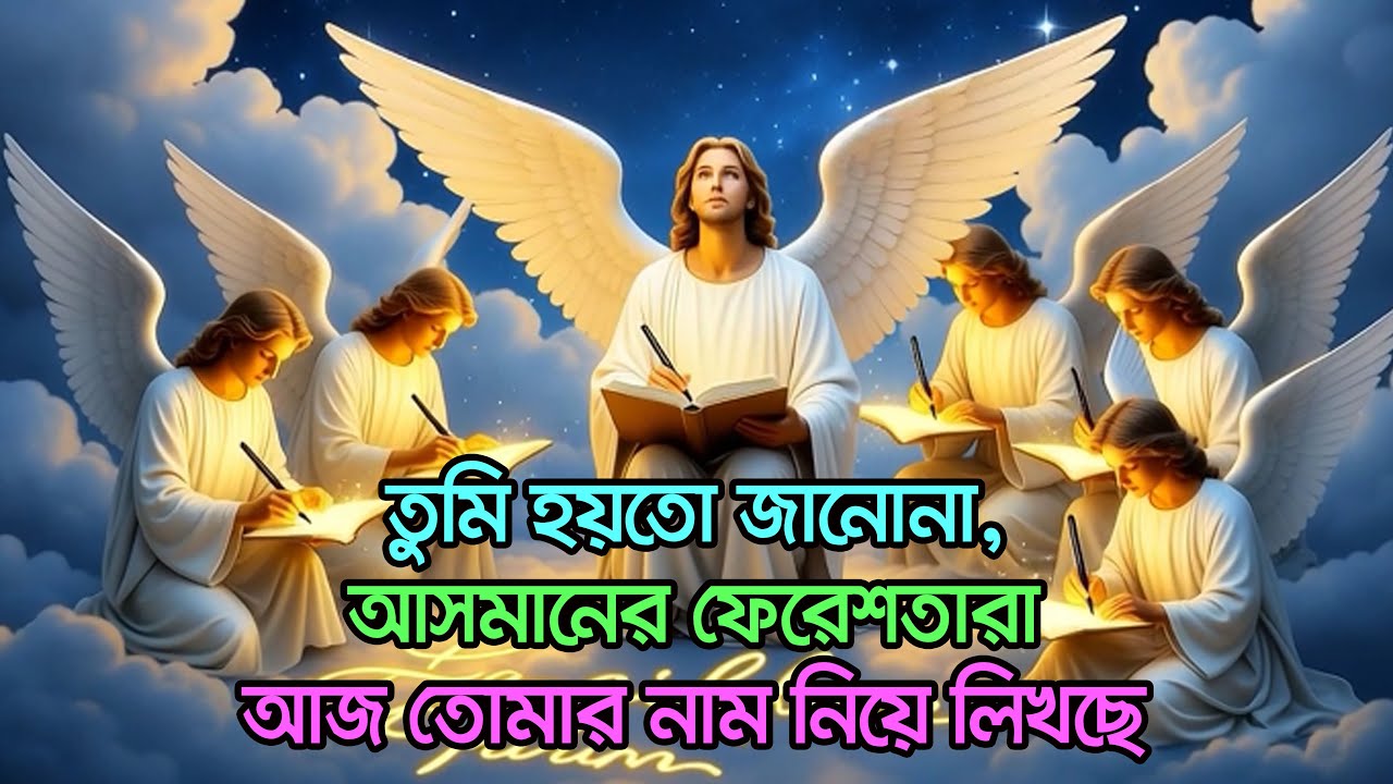 তুমি হয়তো জানো না, আসমানের ফেরেশতারা আজ তোমার নাম নিয়ে লিখছে