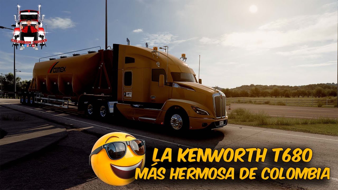 La Kenworth T680 MÁS HERMOSA DE COLOMBIA | American Truck Simulator