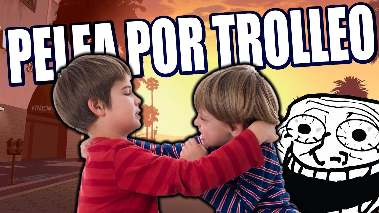 GTA V: TROLL A 2 GITANOS HERMANOS QUE SE PEGAN