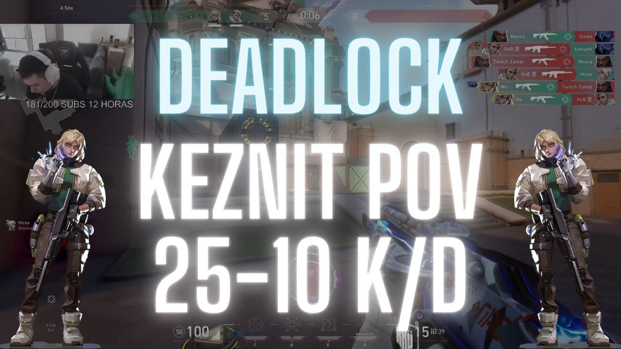 KRÜ keznit POV Deadlock on Ascent 25-10 K/D (VALORANT Pro POV)