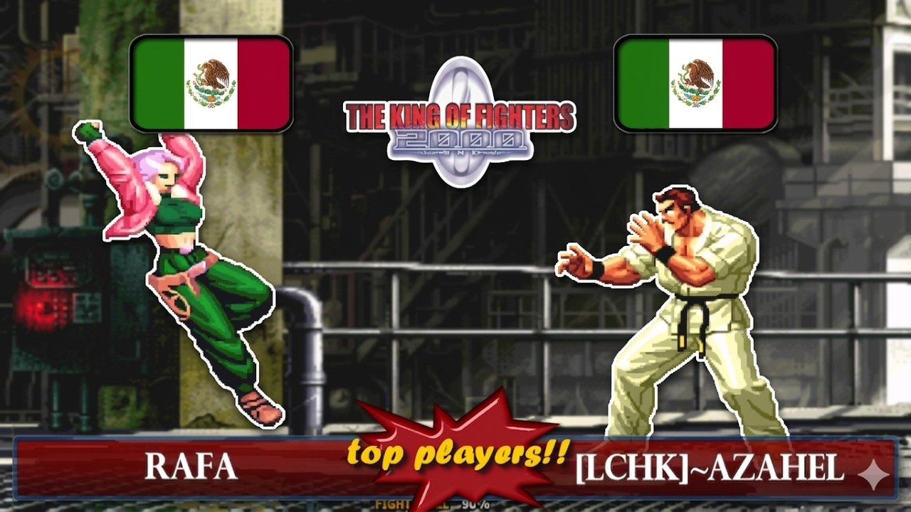 [TOPs KOF 2000 FT5] RAFA (Mex) vs [LCHK]~Azahel (Mex) #kof2000