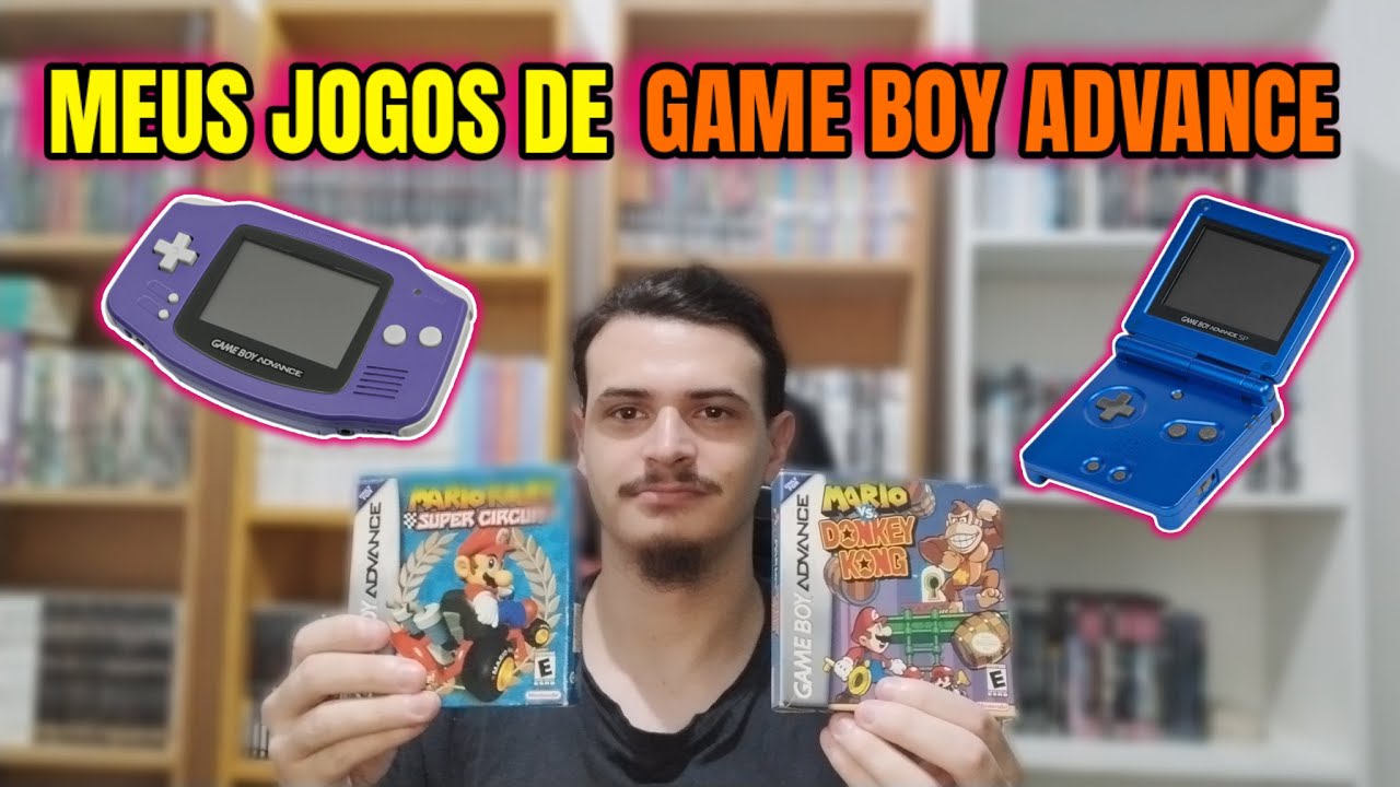 Meus jogos ORIGINAIS de game boy advance.