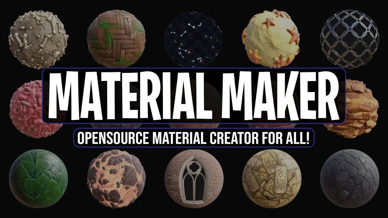 Material Maker 1.5 - Free & Powerful OpenSource Material Creator!