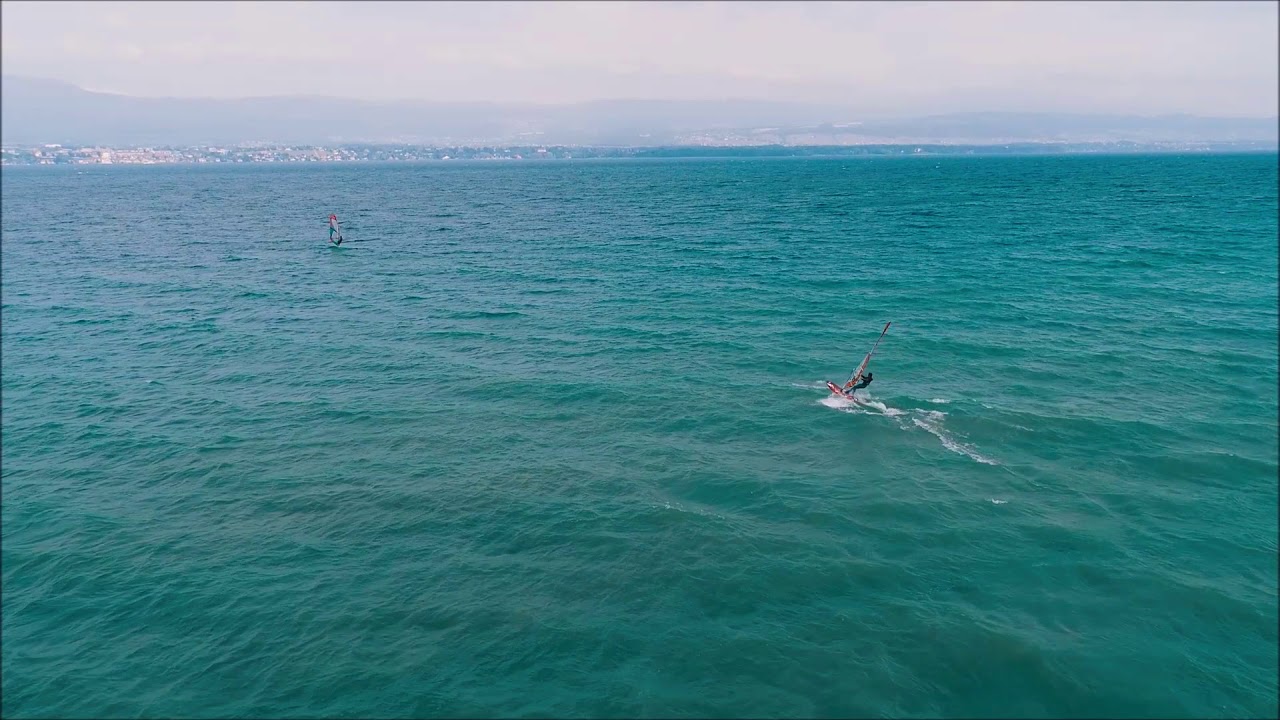 Windsurf sur le lac Léman