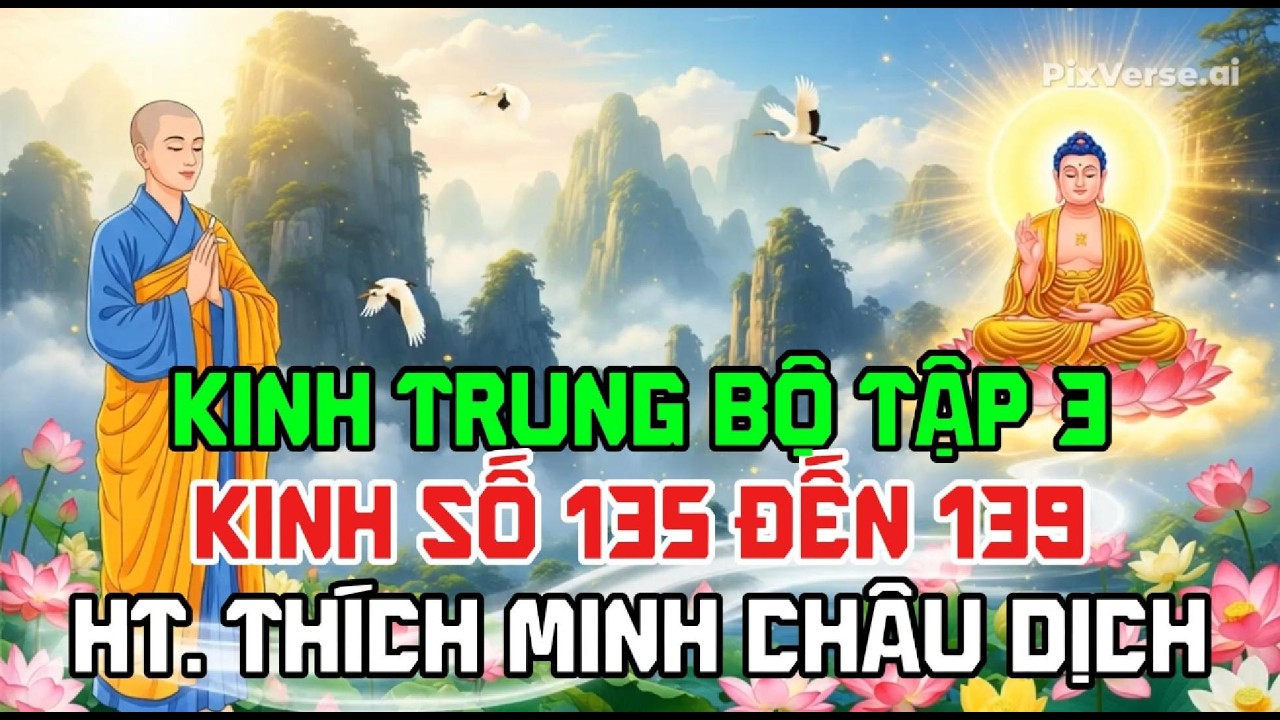 Kinh Trung Bộ Tập 03 | Kinh Số 135–139: Phân Biệt Nghiệp & Sáu Xứ | HT. Thích Minh Châu Dịch Việt