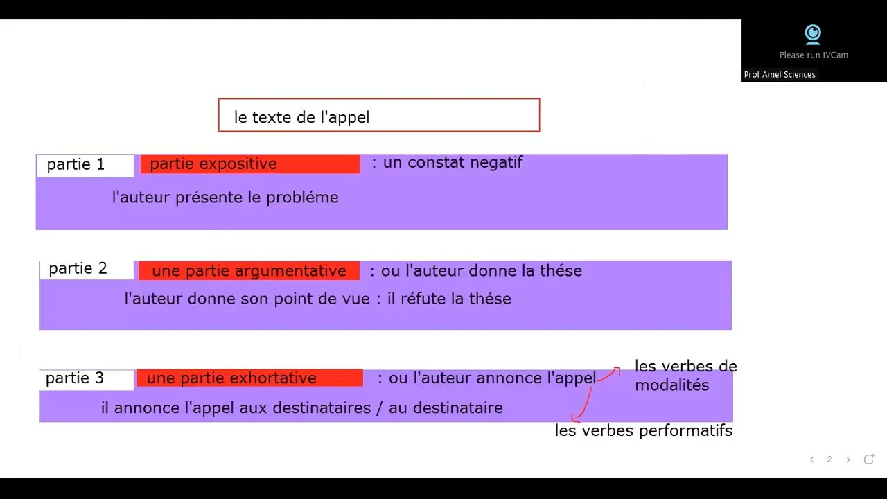 bac 2024 : شرح عالمي l'appel + ملخص شامل + موضوع بكالوريا مع تعلم منهجية + compte rendu