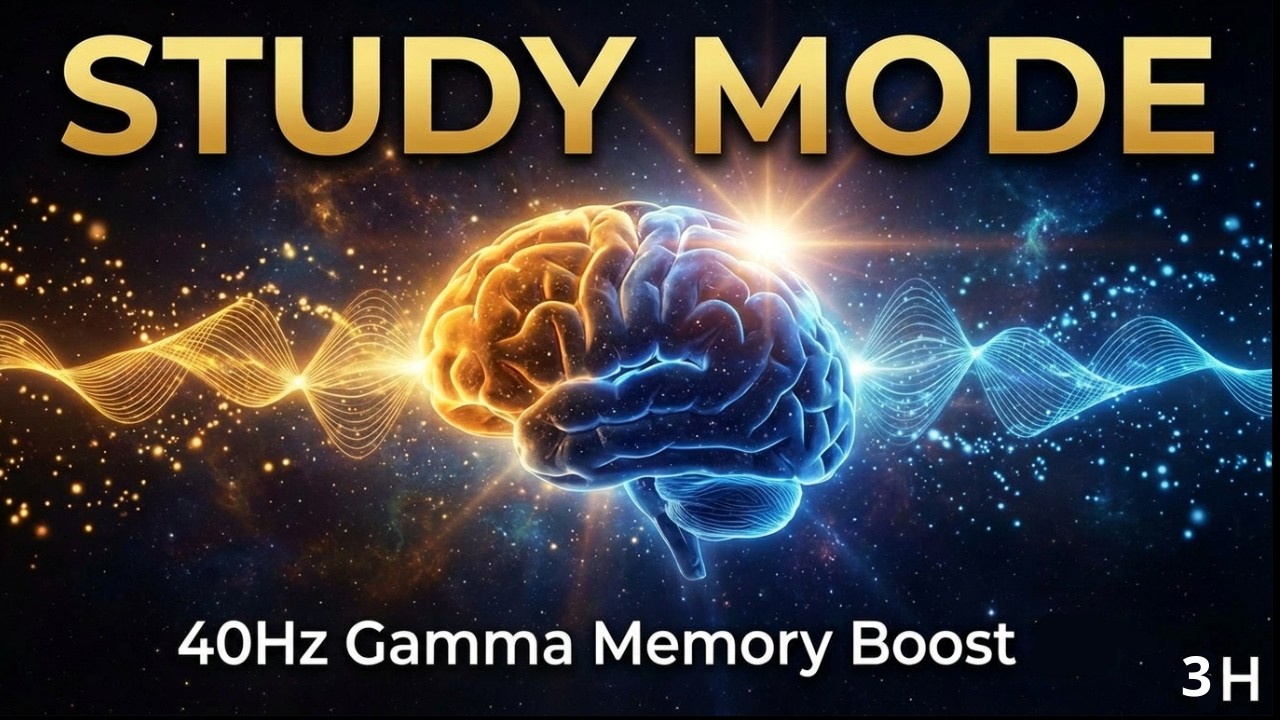 40Hz Gamma Protocol | ADHD Deep Focus (3 Hours)