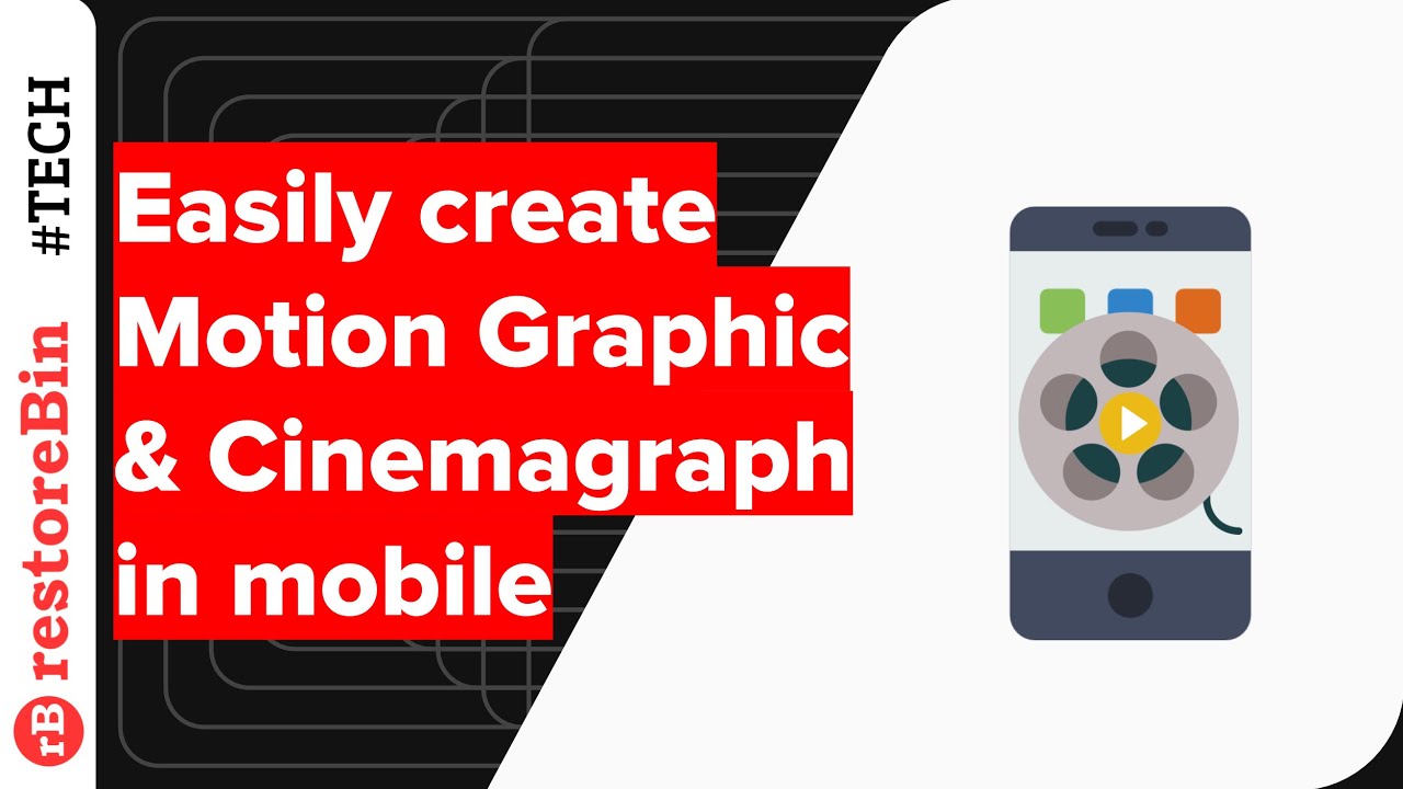 Android: Create a Motion Picture or Cinemagraph using Zeotropic App