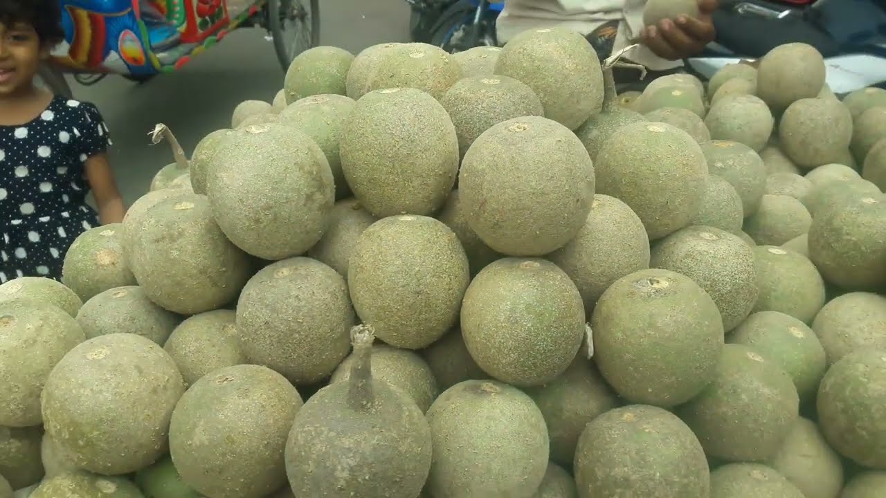 Extremely Tasty Masala Bel Wood Apple Special Recipe with Mouth Watering #bangladeshstreetfood