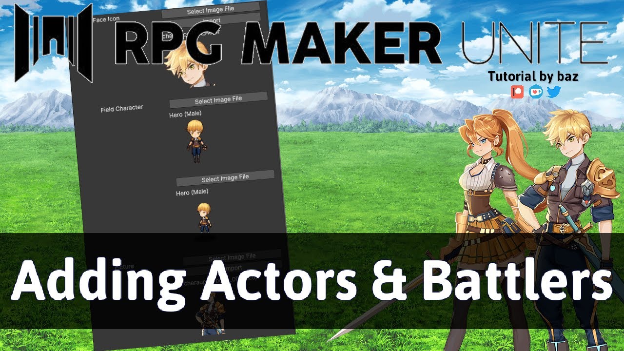 Adding Actors & Battlers - RPG Maker Unite