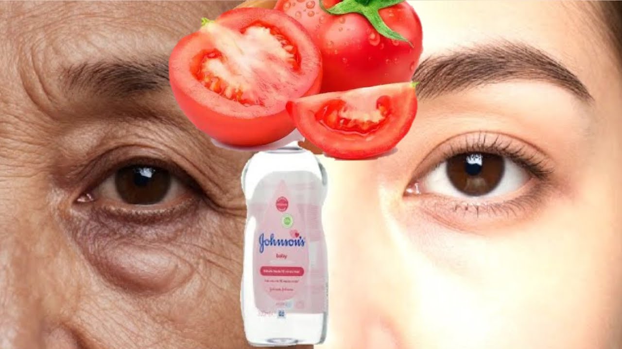 Baby oil and tomato will make you look younger, even if you are over seventy years old