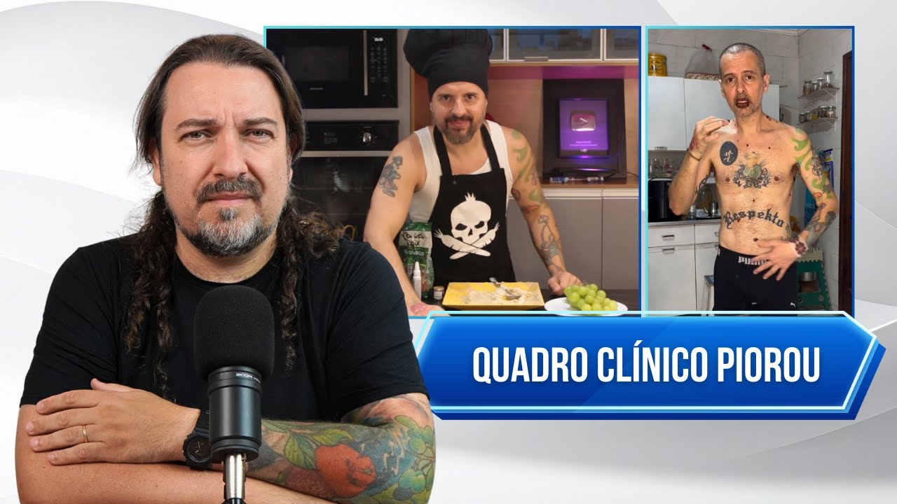 Estado de sa&uacute;de de Flavio Giusti, do VegetariRango, apresenta piora