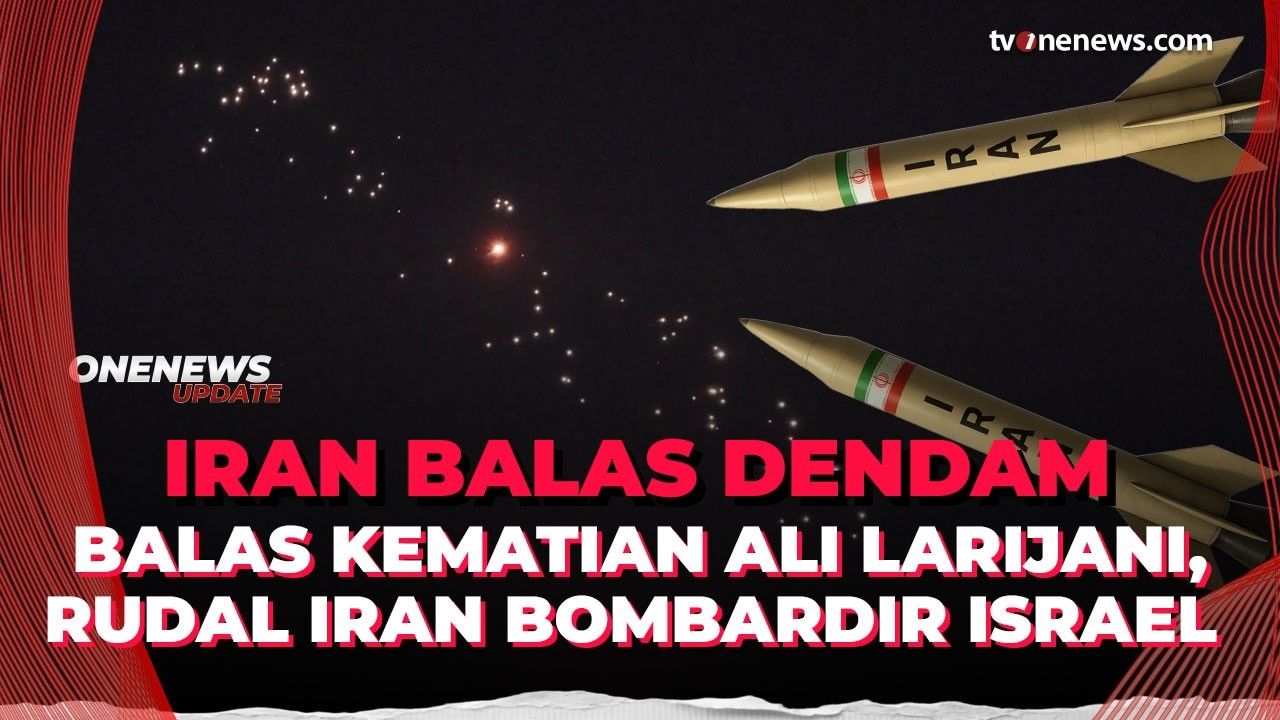 Balas Kematian Ali Larijani, Iran Bombardir 100 Target di Israel | OneNews Update
