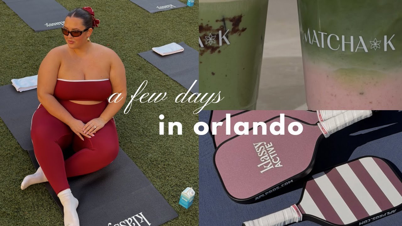 FEW DAYS IN ORLANDO: new *plus size activewear, behind the scenes of a brand trip, Ritz Carlton stay