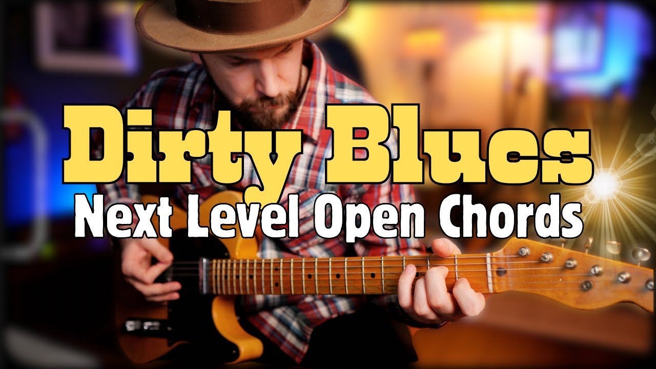 Open Chord Tricks! Dirty Blues Fills & Licks to level up your guitar playing! Lesson in A minor!