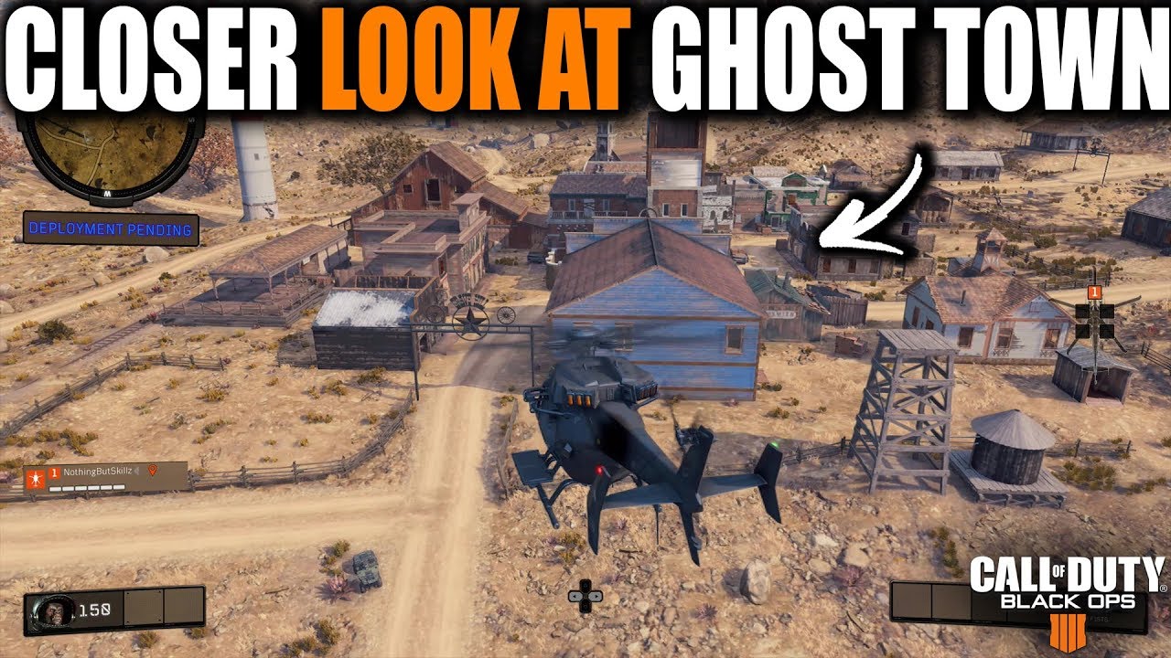 A CLOSER LOOK AT GHOST TOWN IN BLACKOUT | THE NEW BATTLE ROYALE MAP IN BLACKOUT & IT'S HUGE
