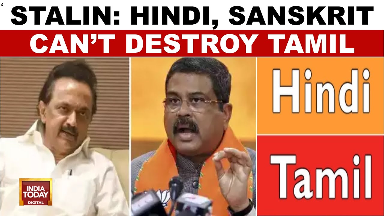 Tamil Nadu CM Stalin's Statement On Language War | Dharmendra Pradhan Vs MK Stalin | India Today