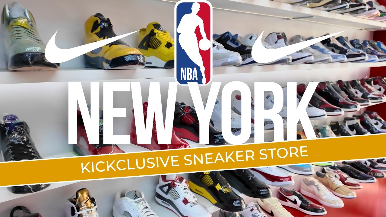 Inside KICKCLUSIVE SNEAKER STORE New York City