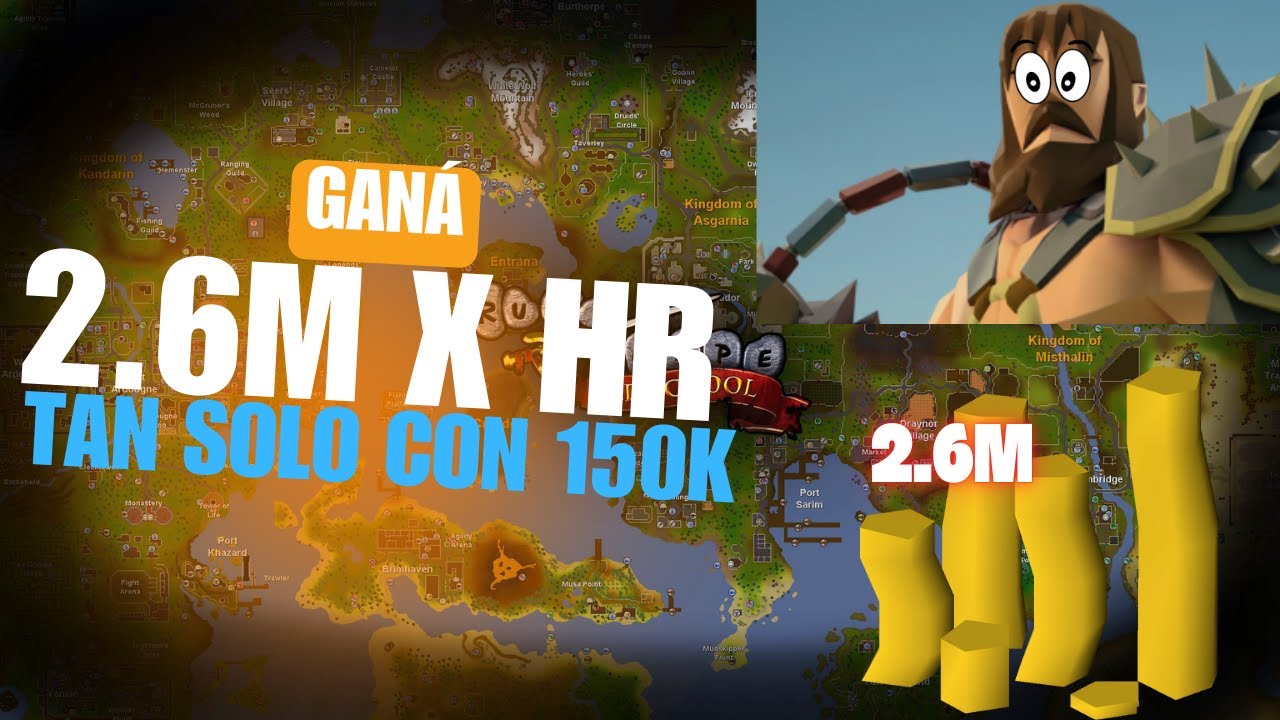 🤑 EL NEGOCIO MÁXIMO de OSRS l ¿Cómo hacer 2.5M con tan solo 150k? l MONEYMAKING l P2P