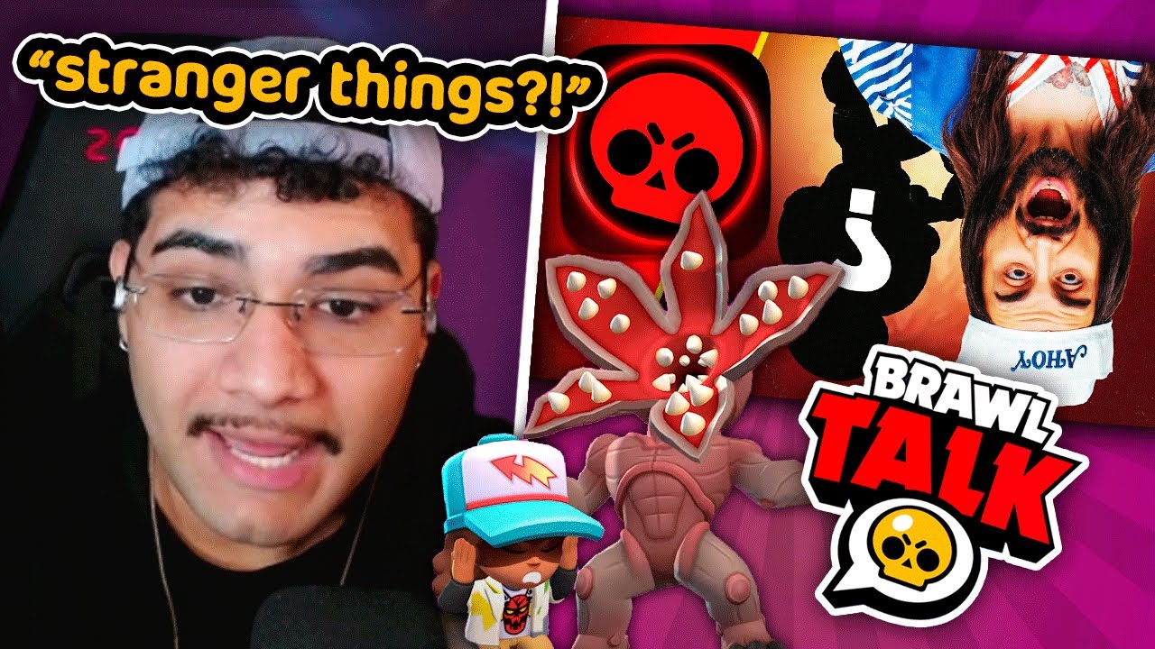 COLLAB STRANGER THINGS!! 🤩👍 React ao novo brawl talk UPSIDE SHOWDOWN IS COMING!