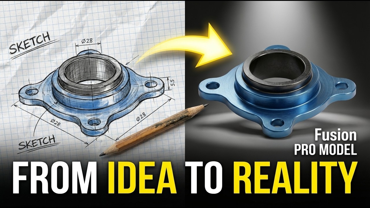 Fusion 360 с нуля | Пошаговое руководство для экспертов 142