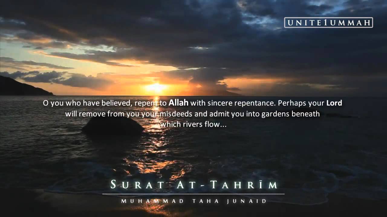 Muhammad Taha Al Junaid | Surat At-Tahrim - Beautiful Recitation