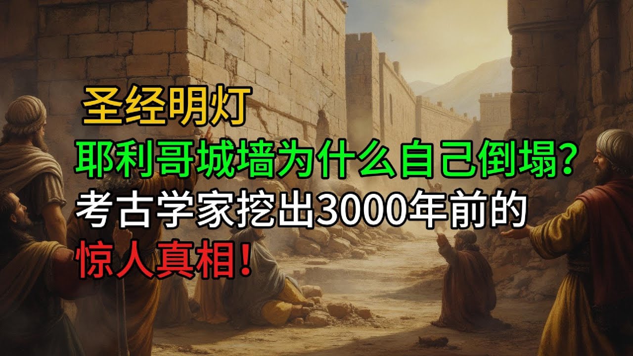 耶利哥城墙为什么自己倒塌？考古学家挖出3000年前的惊人真相！