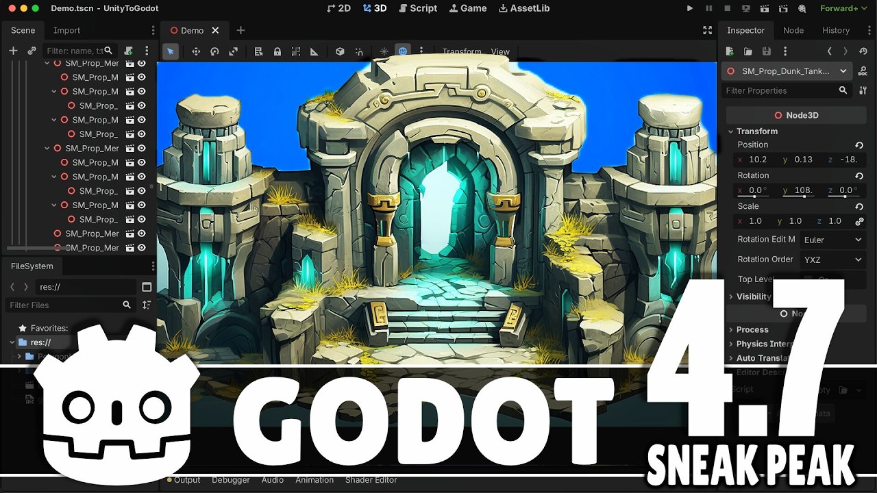 Godot 4.7 Sneak Peek! 👀