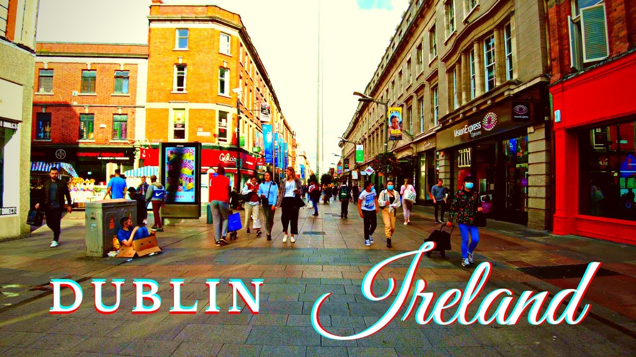DUBLIN is alive!!🙌 4k 🙏City Center Walk Ireland 22 September 2021