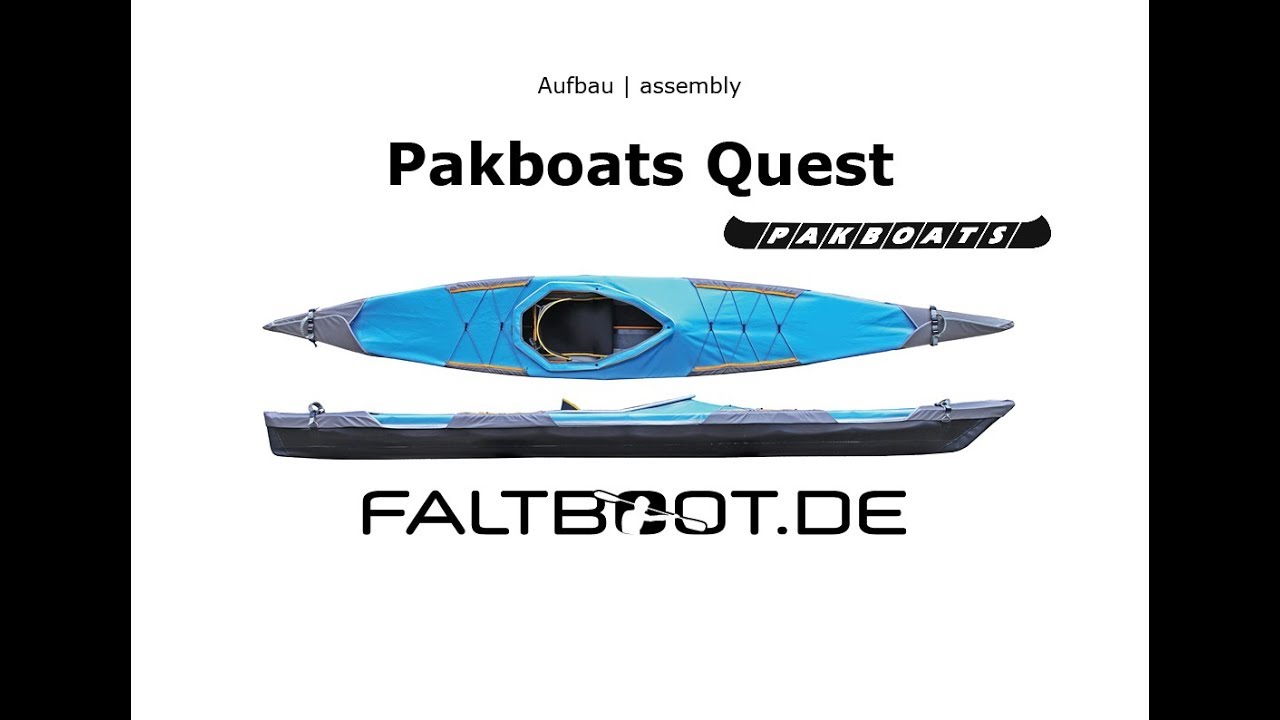 Pakboats Puffin Quest Faltboot Aufbau