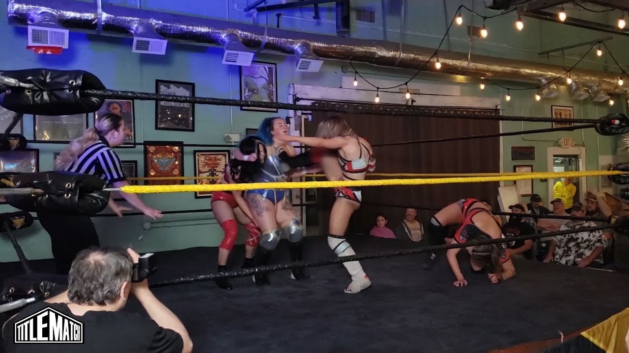 Kenzie Paige & Kylie Alexa Vs Echo Ridge & Ruby Manitoba - NWA Kross Fire