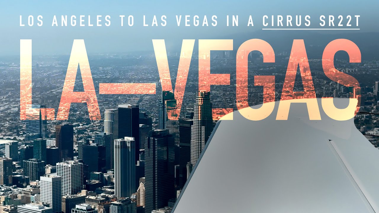 Cirrus SR22T over DTLA! Flight to Vegas via the Grand Canyon – Grand Theft Auto IRL