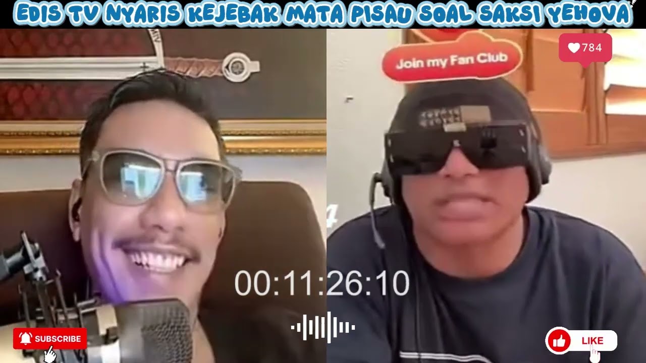 PANAH!! EDIS TV NYARIS KEJEBAK MATA PISAU SOAL SAKSI YEHOVA