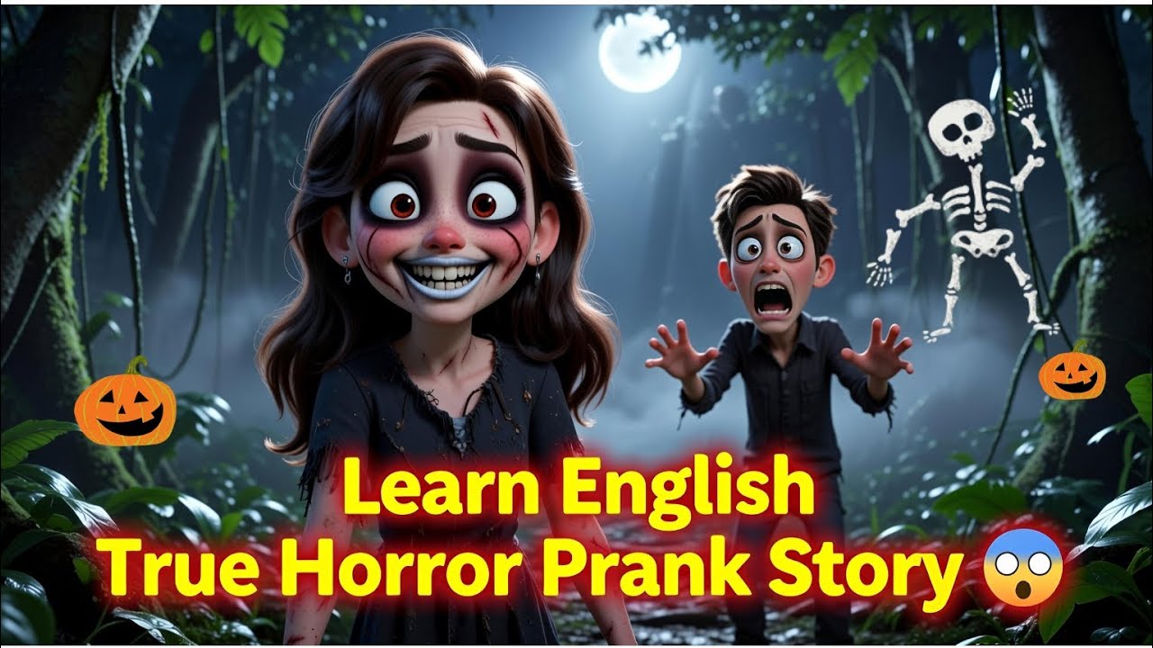 Learn English with a Scary Prank 😱 | Easy English Story for Beginners