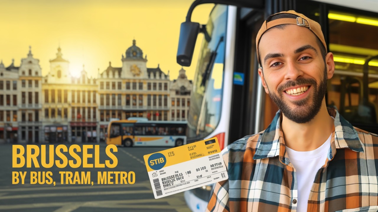 How use transport in Brussels ?(STIB / Metro / Bus / MIVB/ SNCB ) Brussels metro guide