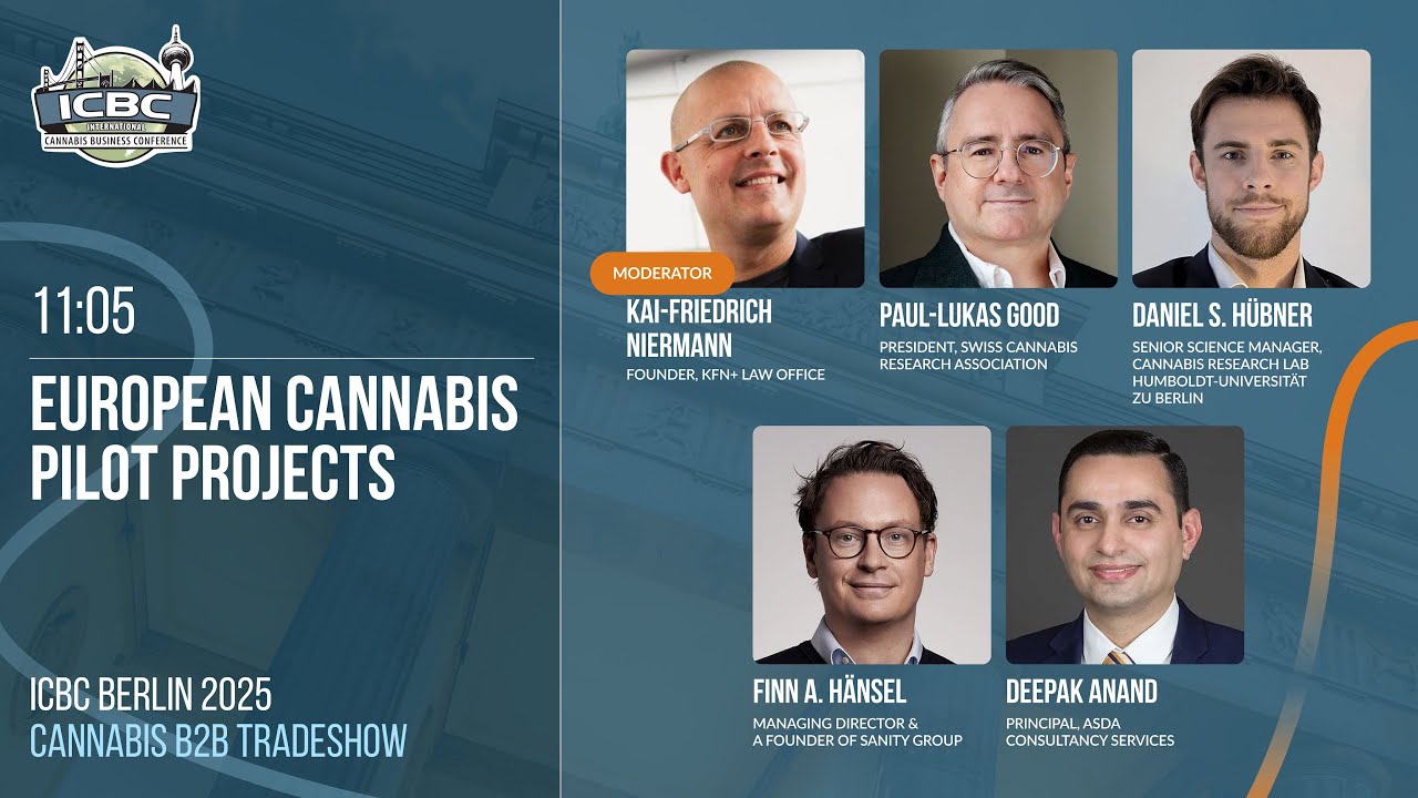European Cannabis Pilot Projects - ICBC Berlin 2025